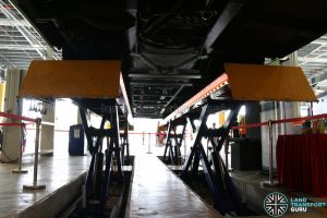 Seletar Bus Depot - Vehicle Lifting System Undercarriage