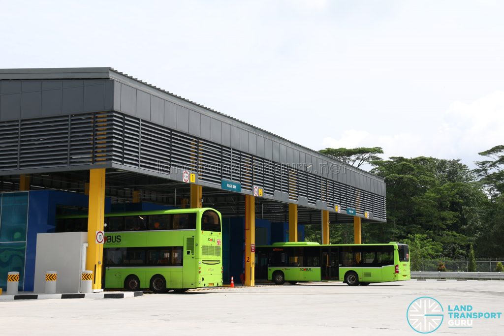 Seletar Bus Depot - Bus Wash