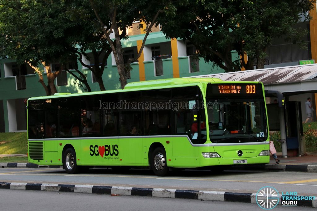 Service 803 - SMRT Buses Mercedes-Benz O530 Citaro (SG1117D)