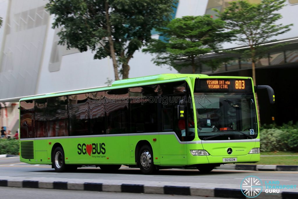 Service 803 - SMRT Buses Mercedes-Benz O530 Citaro (SG1122M)