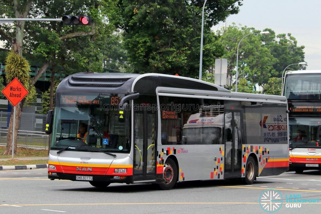 Service 851 - SBS Transit MAN A22 (SMB3077U)
