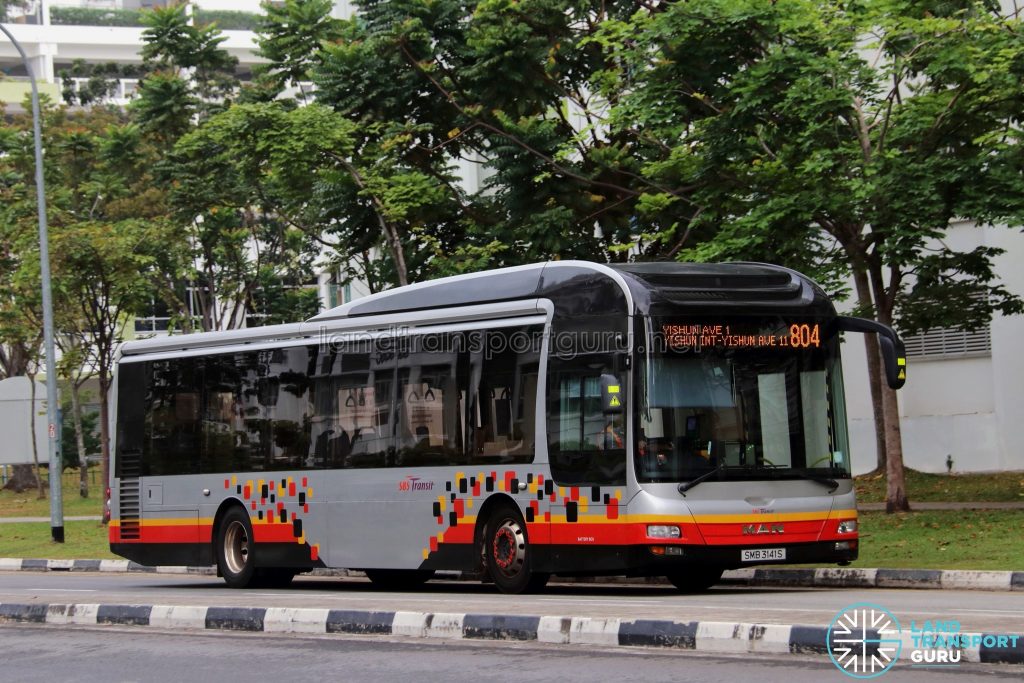 Service 804 - SBS Transit MAN A22 (SMB3141S)