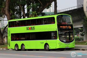 Service 2A - Go-Ahead Singapore Volvo B9TL Wright (SBS3457Y)