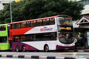 Service 807A - SBS Transit Volvo B9TL Wright (SG5087E)