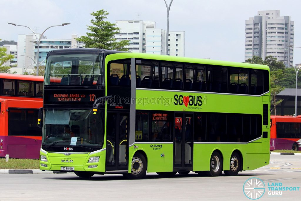 Service 12 - Go-Ahead Singapore MAN A95 (SG5915R)