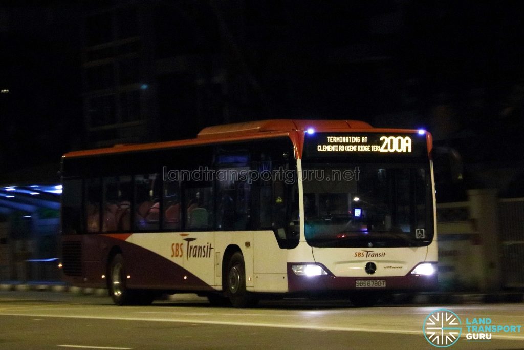 SBS Transit Mercedes-Benz Citaro (SBS6780T) - Service 200A