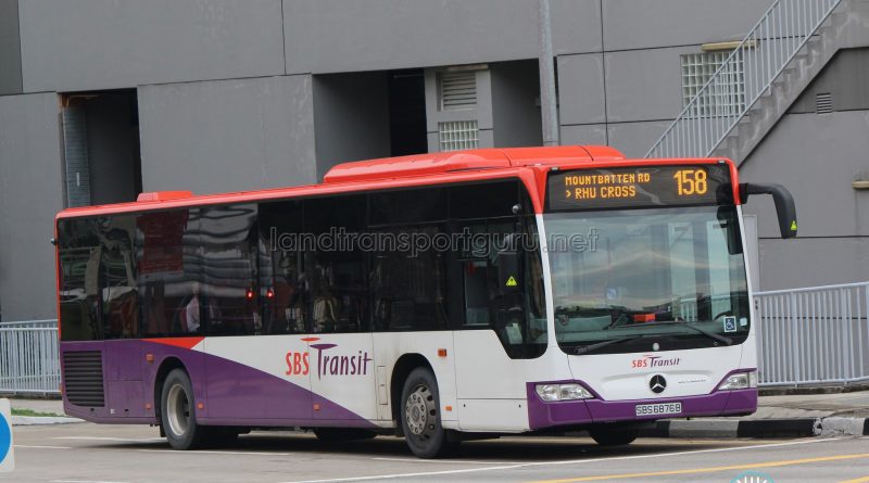 Service 158 - SBS Transit Mercedes-Benz O530 Citaro (SBS6876B)