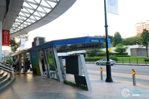 Airbitat Oasis Smart Bus Stop (View from Behind)