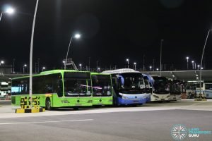 March 2018 ECLO: Go-Ahead Mercedes-Benz Citaros deployed on standby, alongside private buses on Shuttle 8 and Express 12