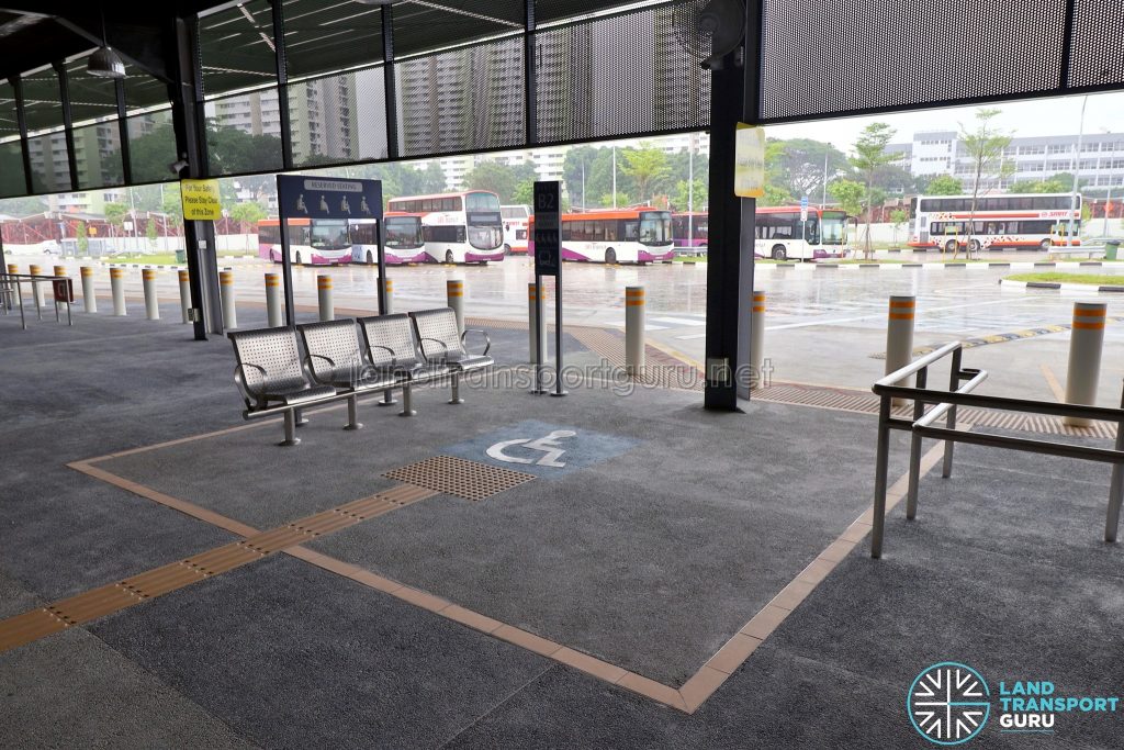 Kampong Bahru Bus Terminal - Priority Seating at Berth B2