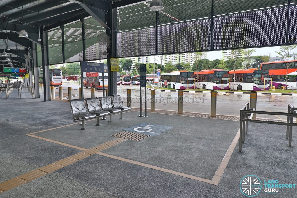 Kampong Bahru Bus Terminal - Priority Seating at Berth B1