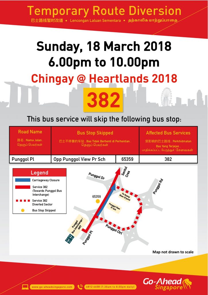 Go-Ahead Singapore Poster for Chingay @ Heartlands 2018 (Punggol)