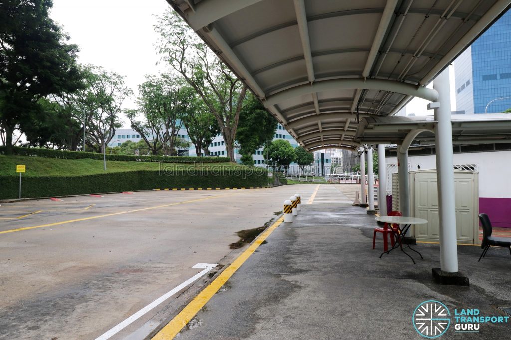 New Bridge Road Bus Terminal - Bus Parking Area near NTWU Canteen