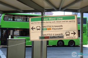 Shuttle 6 Banner at Kallang