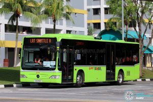 LRT Shuttle A: SMRT Buses Mercedes-Benz Citaro (SG1119Z)