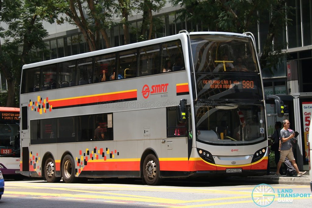 SMRT Bus Service 980: Alexander Dennis Enviro500 (SMB5035C)