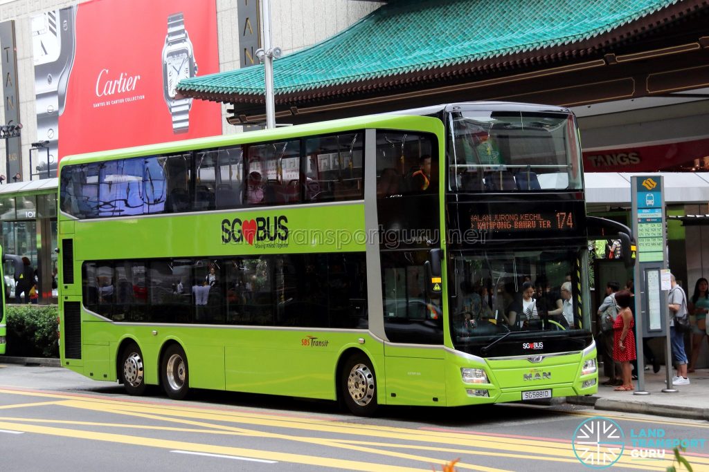 Service 174 - SBS Transit MAN A95 (SG5881D)