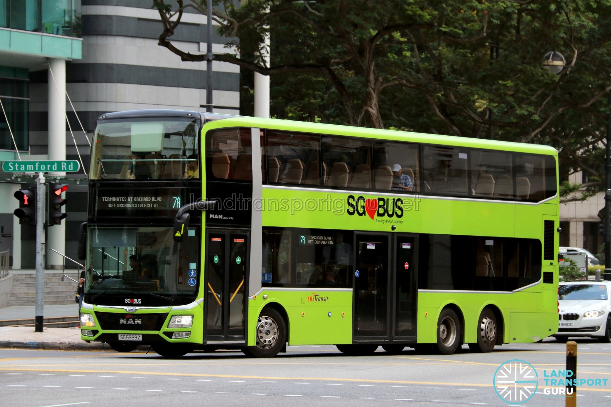 Service 7A - SBS Transit MAN Lion's City DD L Concept Bus (SG5999Z)
