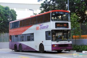 Service 255 - SBS Transit Volvo Olympian 3-Axles (SBS9657Y)