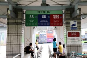 Service 68 - Berth at Pasir Ris Interchange