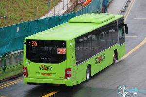 SBS Transit Express Bus Service 851e - MAN A22 Euro 6 (SG1750A)