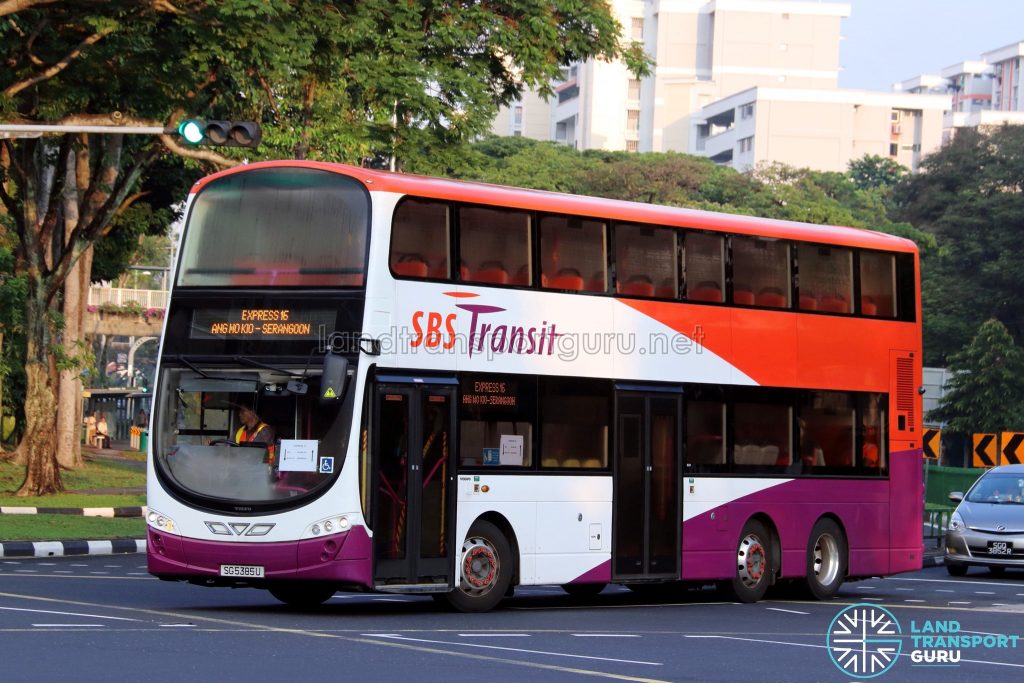 Express 16: SBS Transit Volvo B9TL Wright (SG5385U)