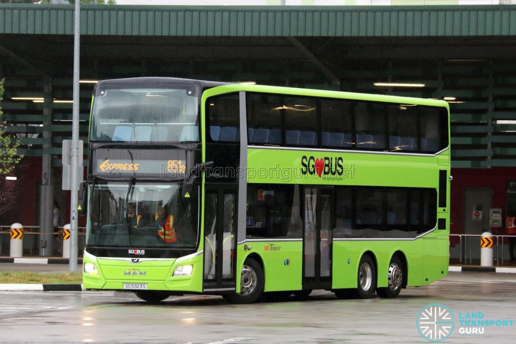 SBS Transit Express Bus Service 851e - MAN A95 Euro 6 (SG5923S)