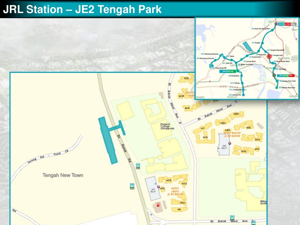 Tengah Park: JRL Station Diagram