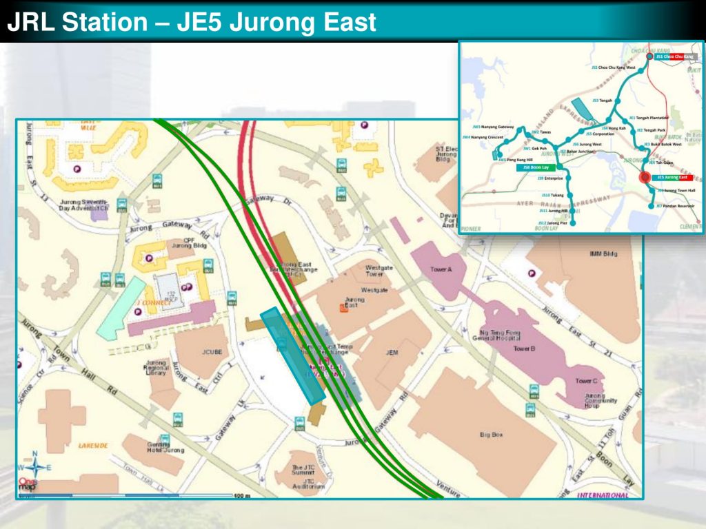 Jurong East: JRL Station Diagram