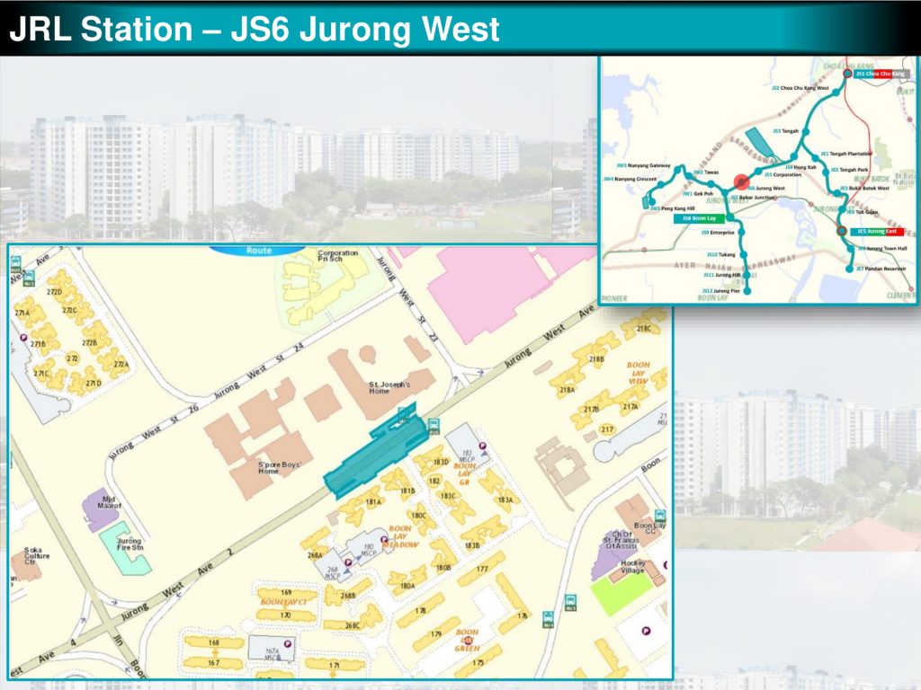 Jurong West: JRL Station Diagram