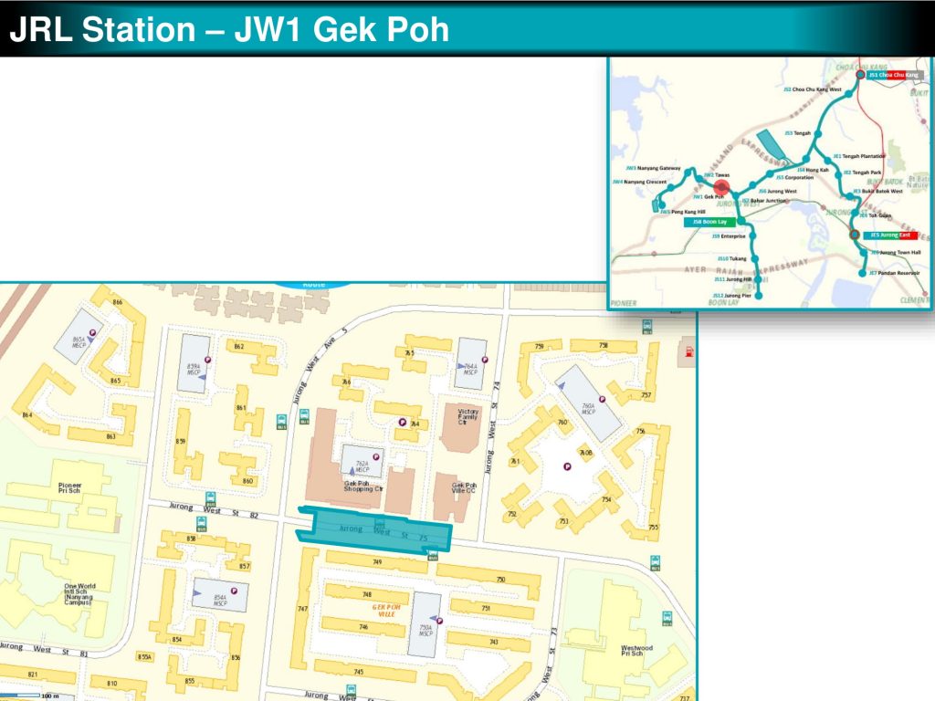 Gek Poh: JRL Station Diagram