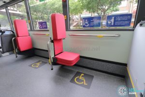 MAN A22 (Euro 6) - Wheelchair Bay (Foldable seat deployed)