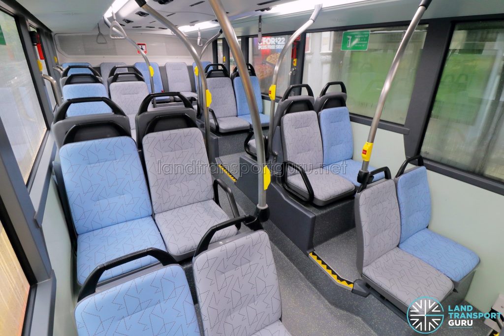 MAN A95 (Euro 6) - Lower deck rear seating (without red seat covers)