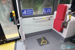 MAN A95 (Euro 6) - Front wheelchair bay