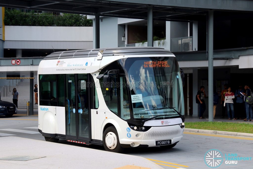 NTU-Blue Solutions Flash Shuttle - Foodgle Food Court stop