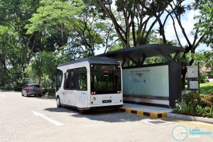 NTU-Blue Solutions Flash Shuttle - Charging Stop at North Hill Residences
