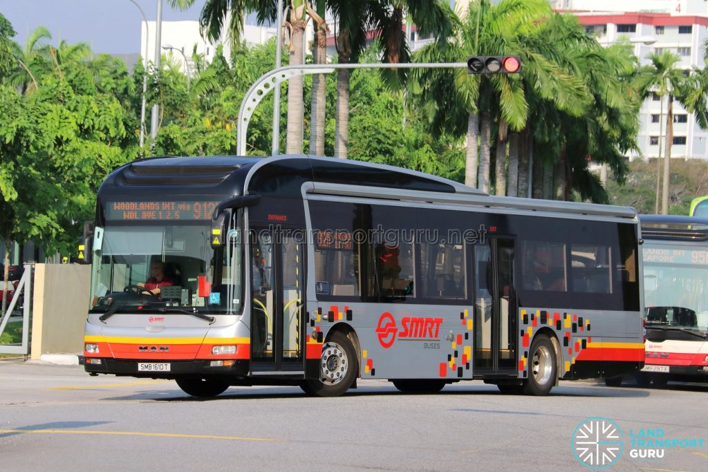 Service 912M - SMRT Buses MAN A22 (SMB1610T)