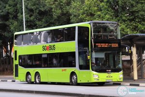 Service 900A - SMRT Buses MAN A95 (SG5872E)