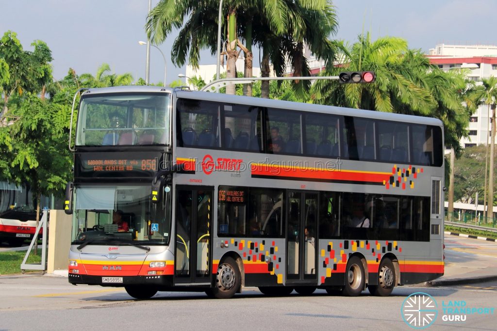 Service 856 - SMRT Buses MAN A95 (SMB5895L)