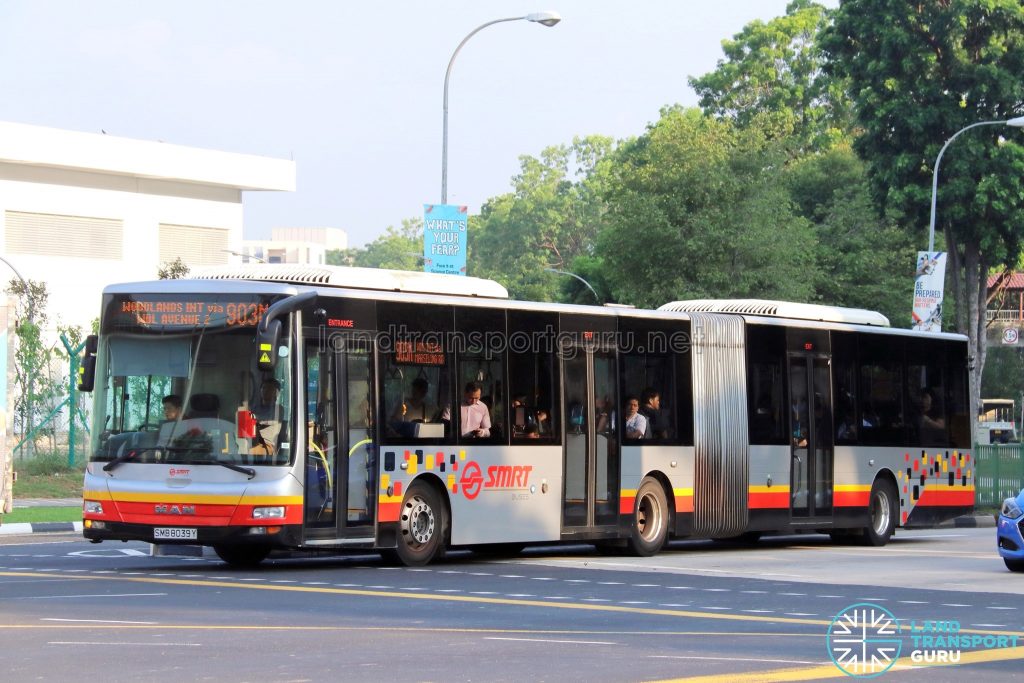 Service 903M - SMRT Buses MAN A24 (SMB8039Y)
