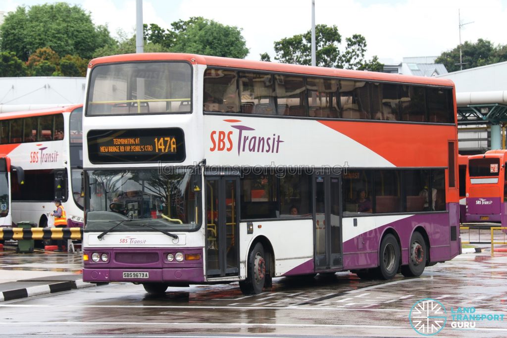 Service 147A - SBS Transit Dennis Trident (SBS9673A)
