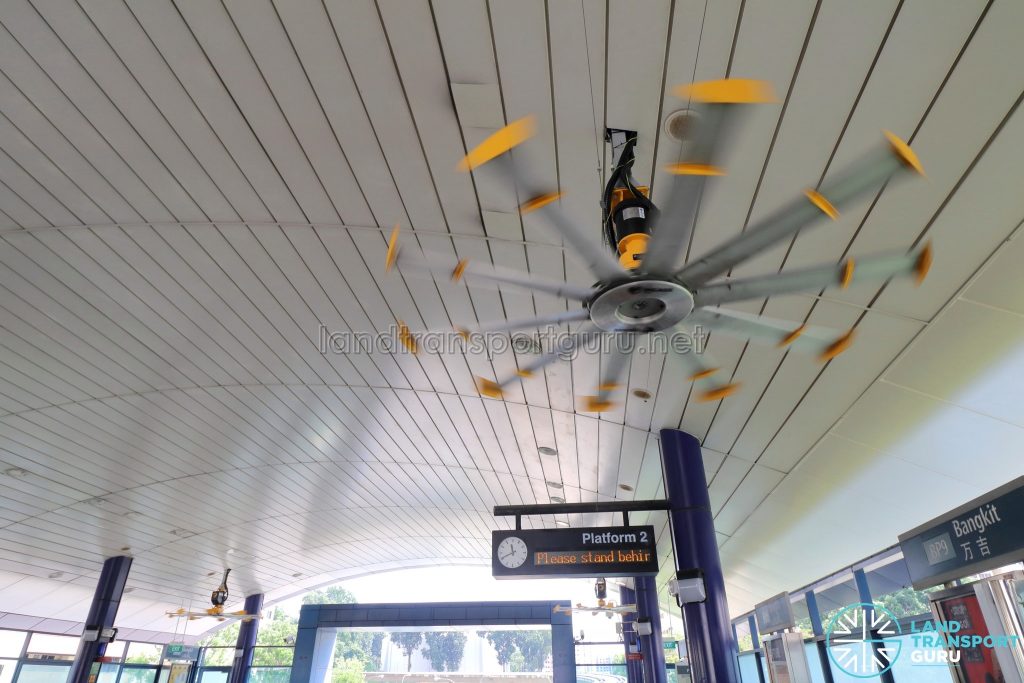 Ceiling Fan at Bangkit LRT Station