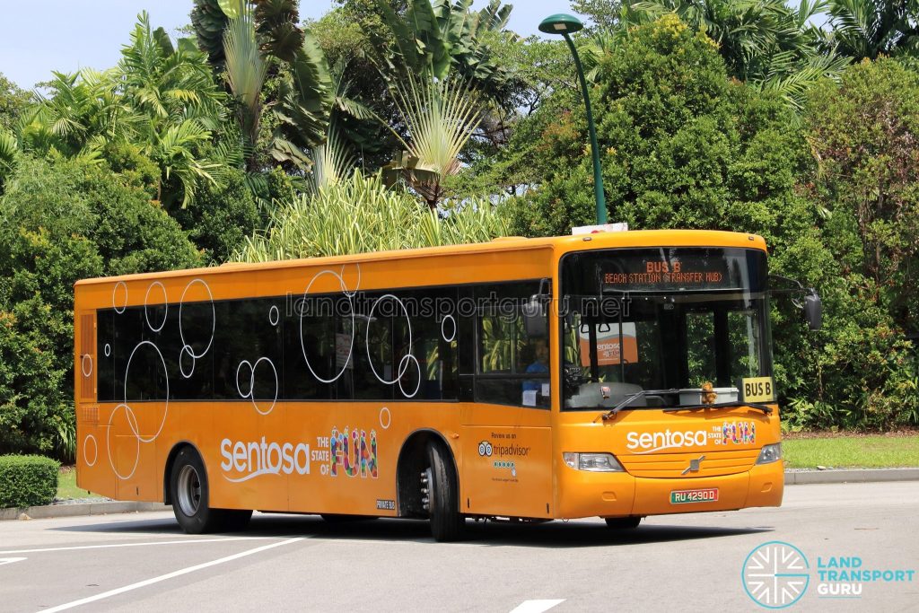 Sentosa Development Corp Volvo B7RLE (RU4290D) - Sentosa Bus B