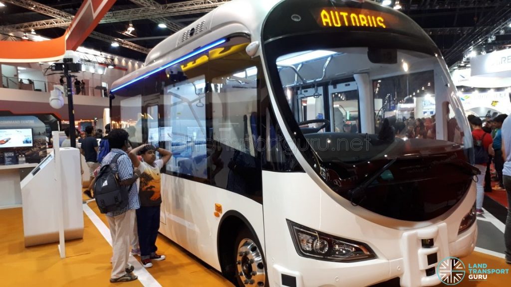 ST Autobus featured during the Singapore Airshow 2018