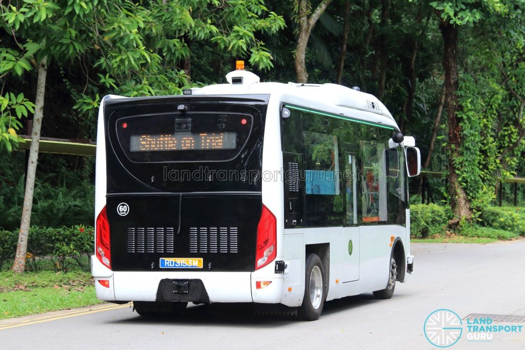 ST Kinetics Autobus (RD3153M) on Trial at Sentosa [Rear]