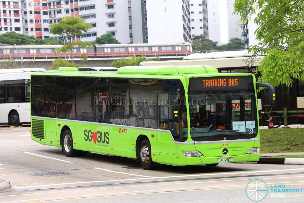 Task Force 50 Training Bus - SMRT Buses Mercedes-Benz Citaro (SG1128Y)
