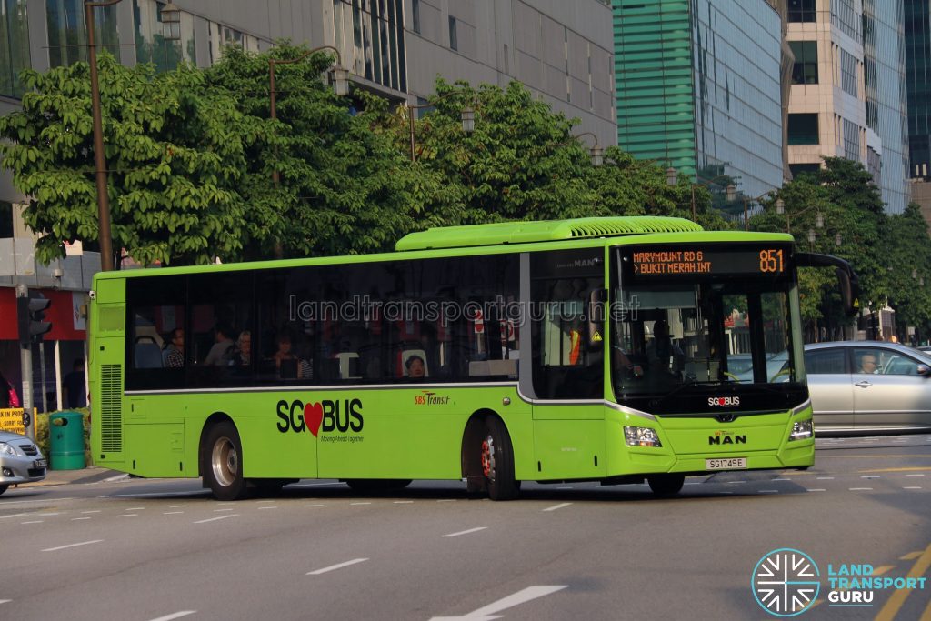 Service 851 - MAN A22 (SG1749E)