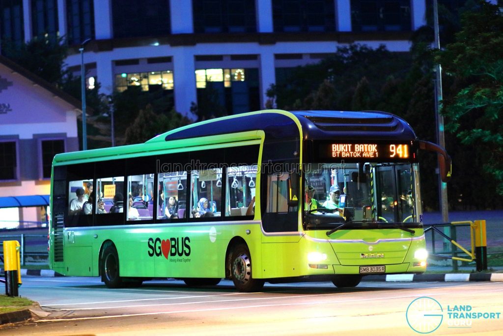 Service 941 - Tower Transit MAN A22 (SMB3035R)