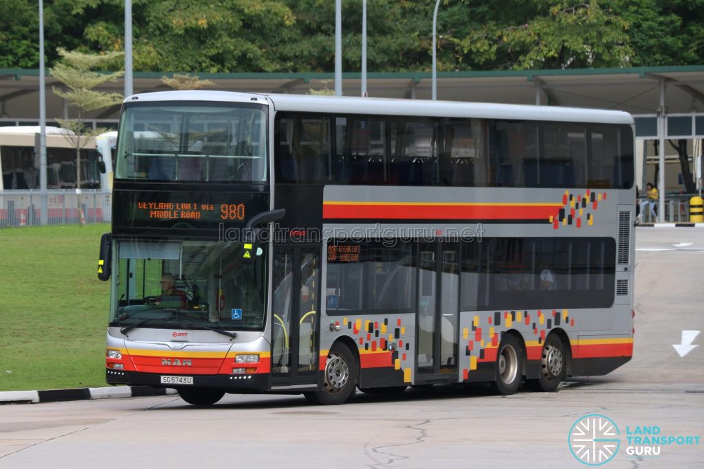 Bus 980 - SMRT MAN A95 (SG5743U)