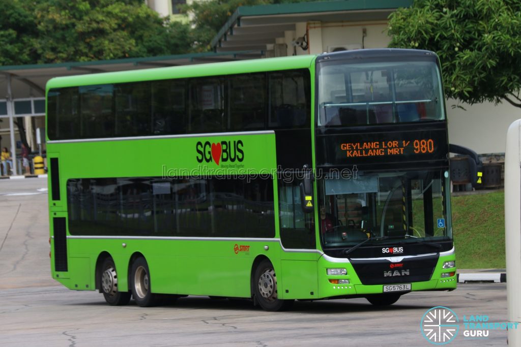 Bus 980 - SMRT MAN A95 (SG5763L)